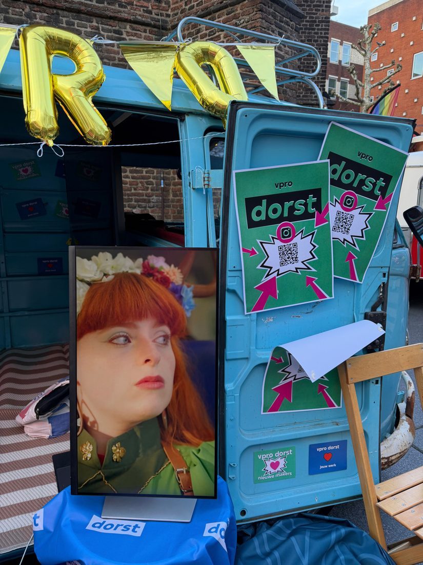 Jodie in the VPRO Dorst photo booth